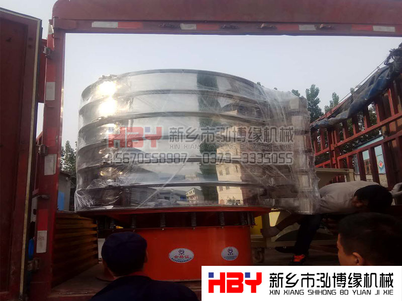 蕎麥振動(dòng)篩粉機(jī)已發(fā)貨??！